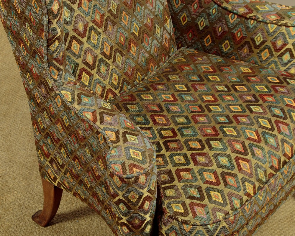Pair of Wingback Armchairs c.1930 View IX