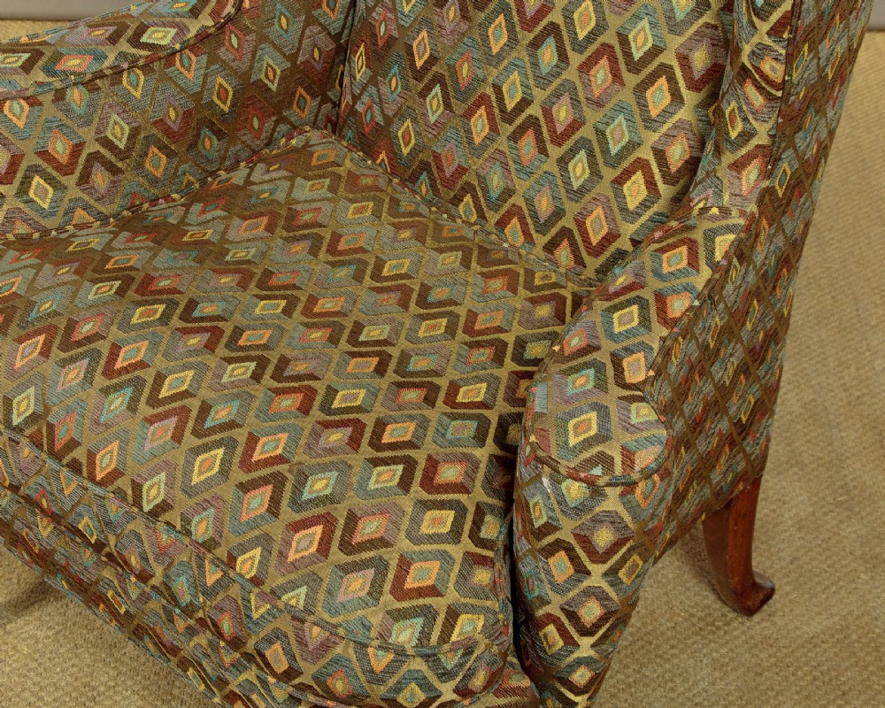 Pair of Wingback Armchairs c.1930 View X