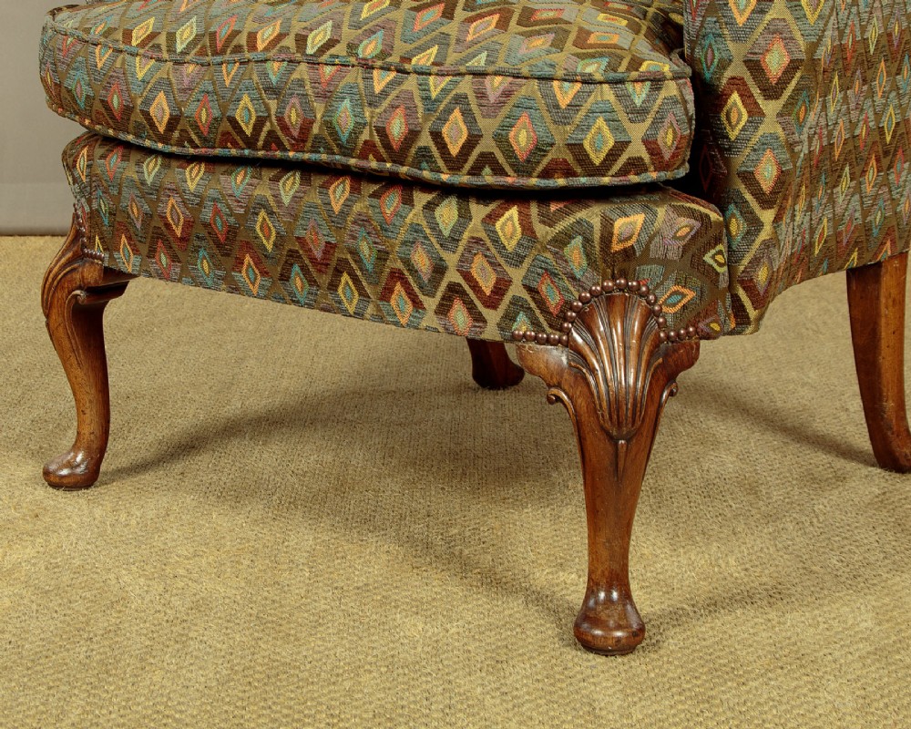 Pair of Wingback Armchairs c.1930 View XI