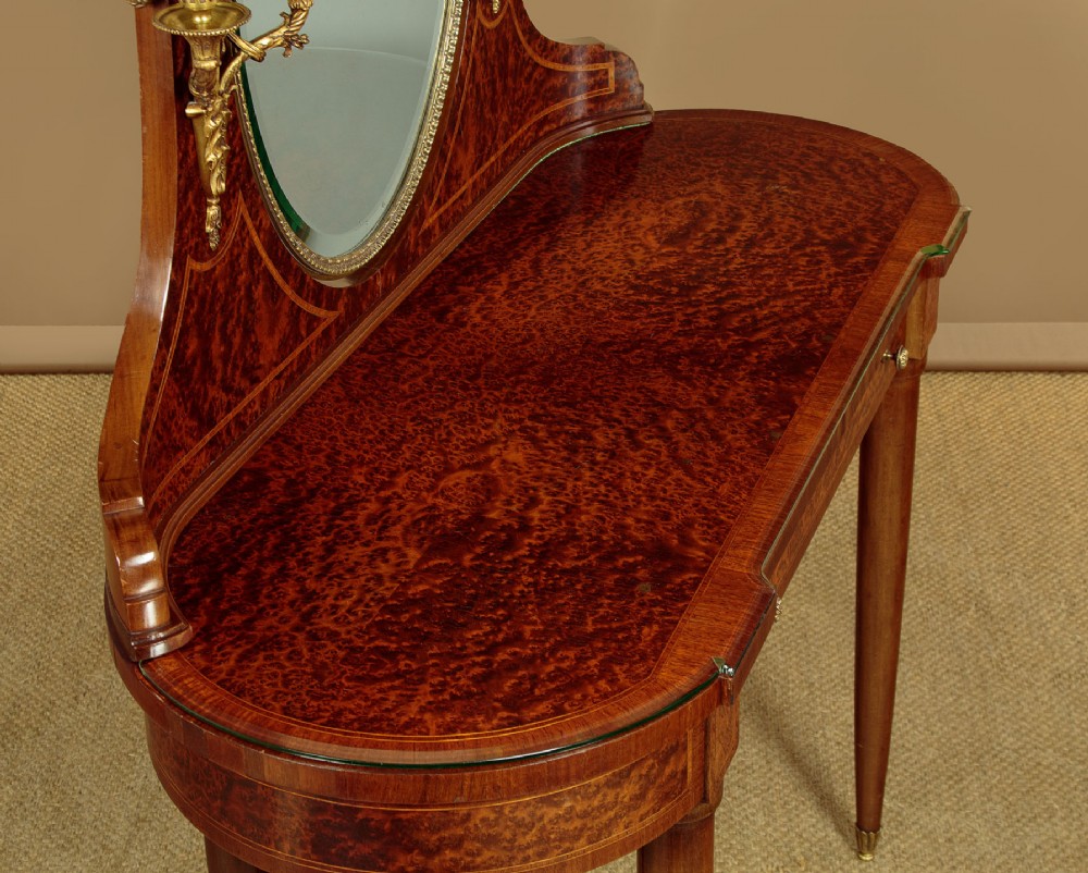 French Amboyna & Gilt Dressing Table c.1930 View VII