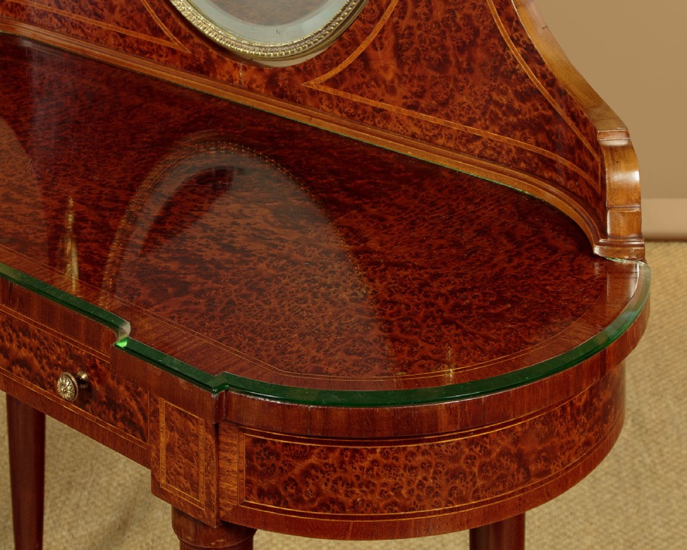 French Amboyna & Gilt Dressing Table c.1930 View IX