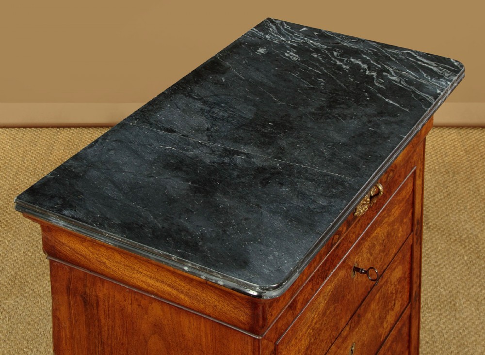 Small Burr Walnut Commode c.1840 View VI