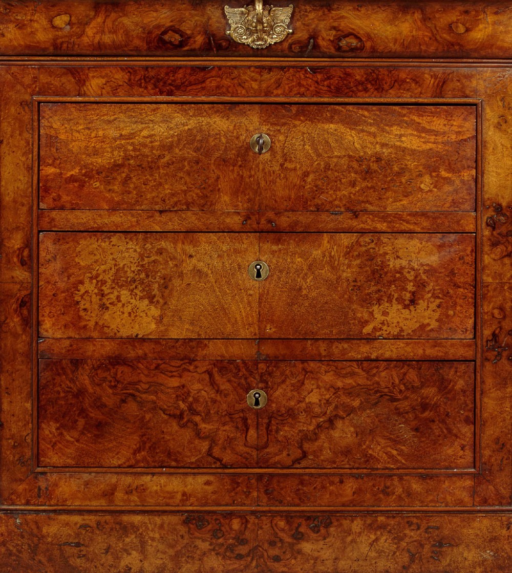 Small Burr Walnut Commode c.1840 View IX