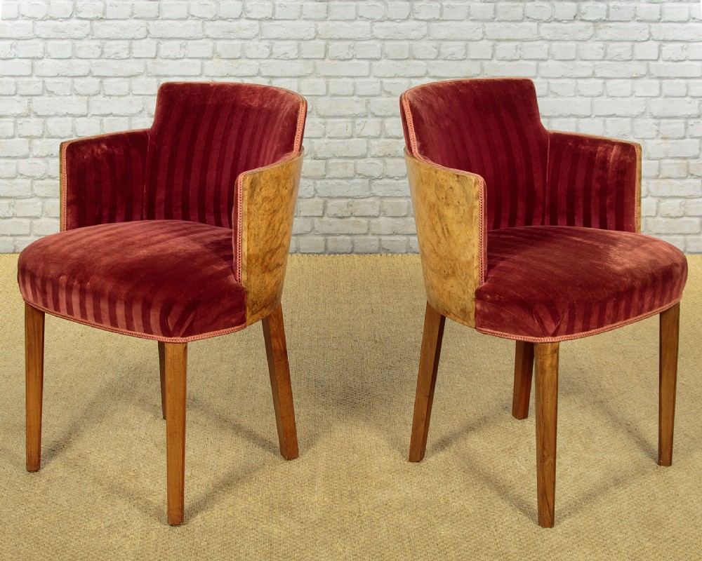 Pair of Art Deco Armchairs c.1930