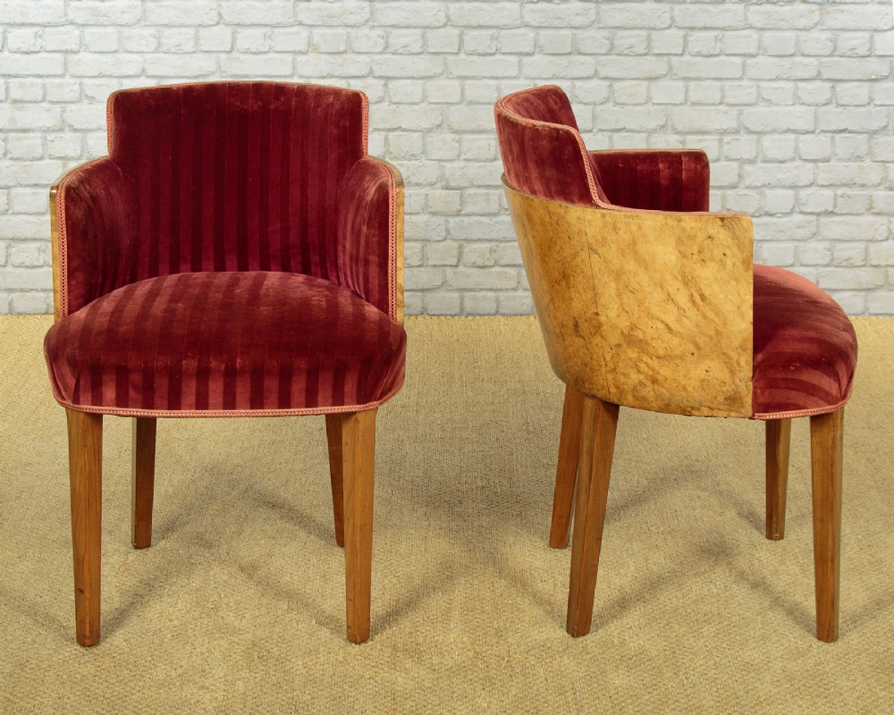 Pair of Art Deco Armchairs c.1930 View II