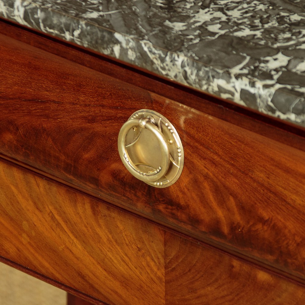 Mahogany & Marble Top Console Table c.1840 View VI