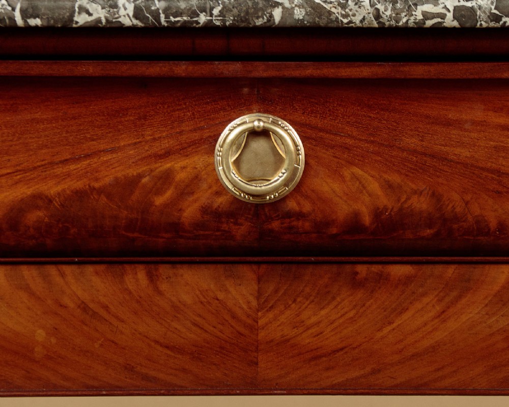 Mahogany & Marble Top Console Table c.1840 View VII