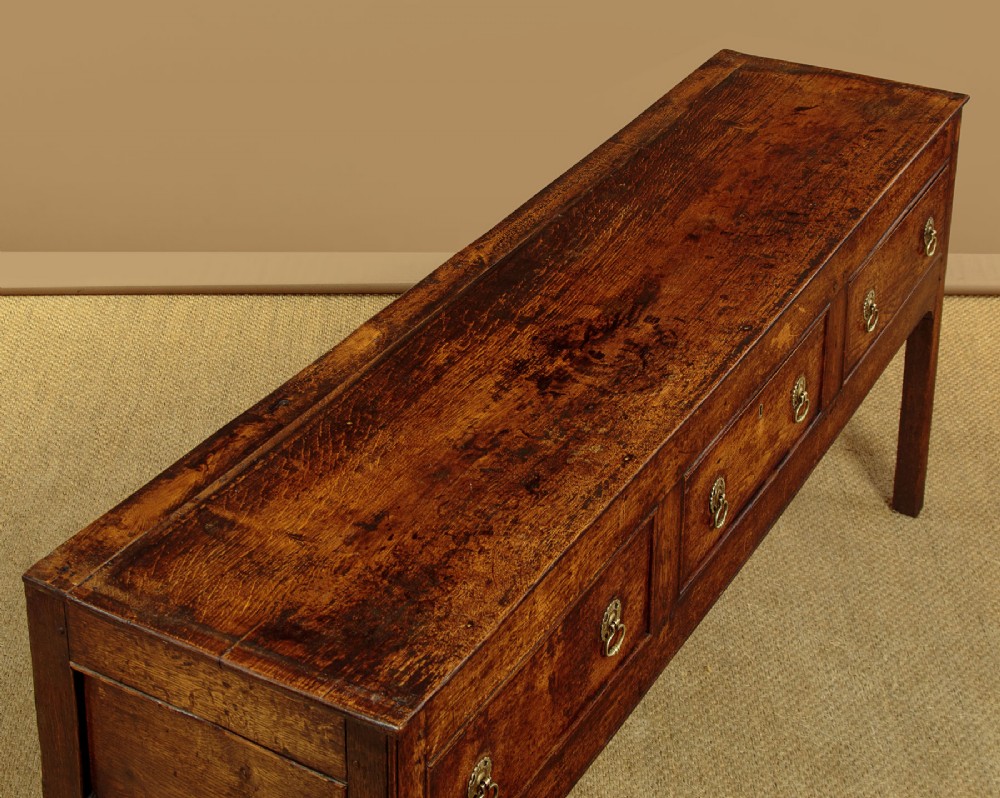 Small Oak Dresser Base c.1750 View VI
