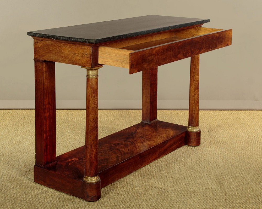 French Empire Console Table c.1860 View V