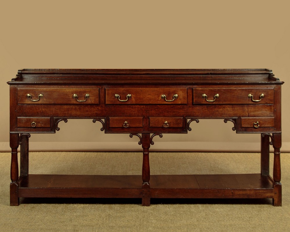 Exceptional George III Potboard Dresser Base c.1800