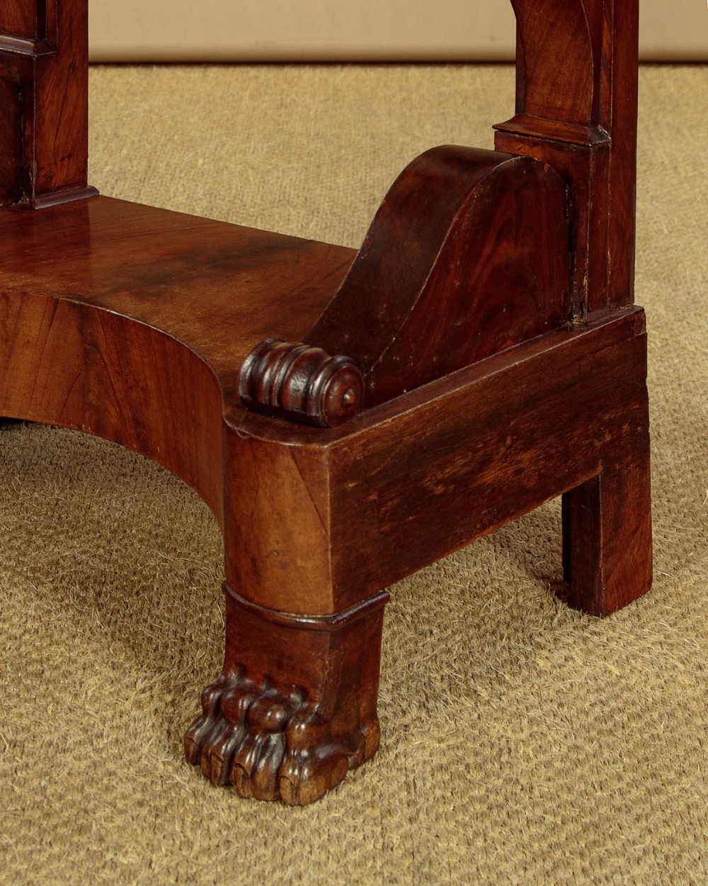 Small Mahogany & Marble Top Console Table c.1840 View XIII