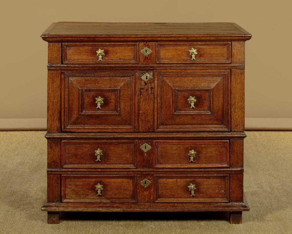 Charles II Oak Chest of Drawers c.1680