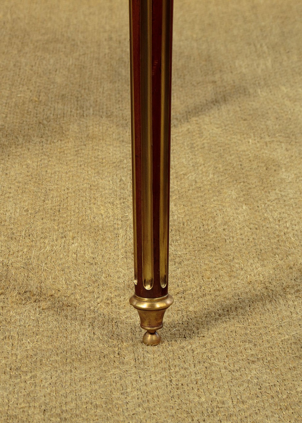 Brass Inlaid Envelope Games Table c.1920 View XII