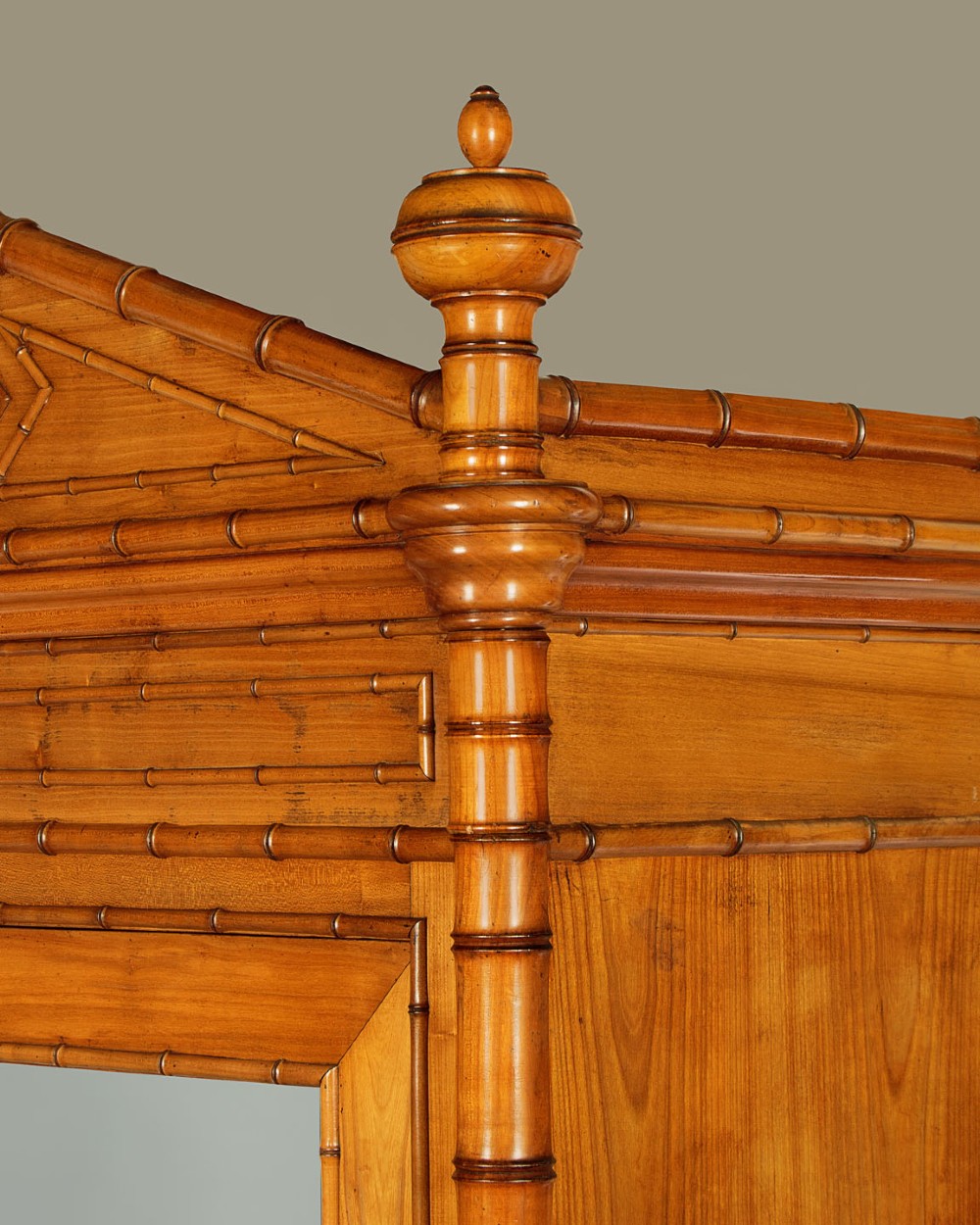 Faux Bamboo Wardrobe c.1890 View VI