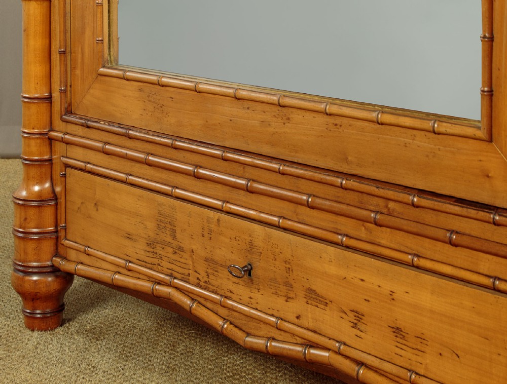Faux Bamboo Wardrobe c.1890 View XI