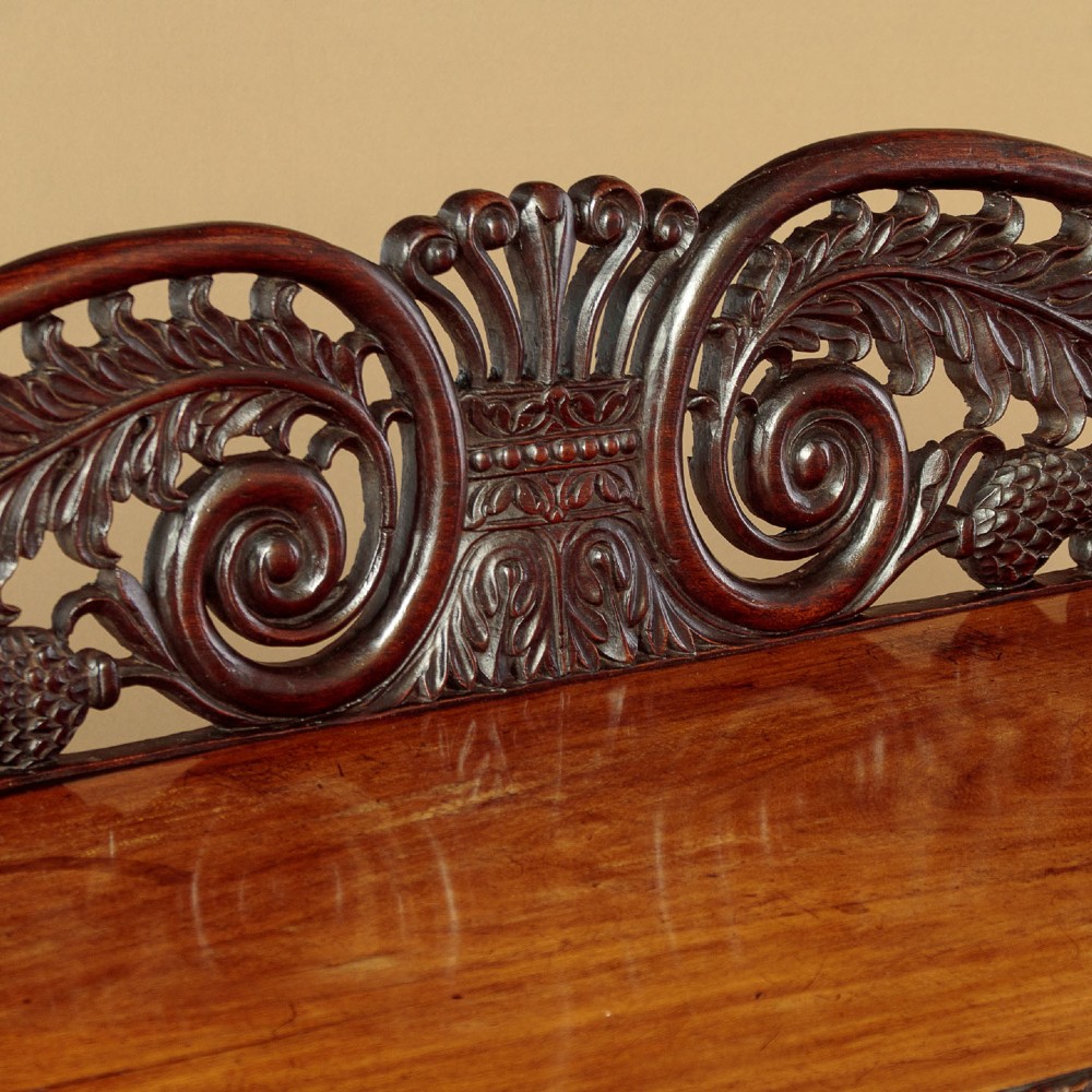 Anglo Indian Carved Rosewood Console Table c.1860 View V
