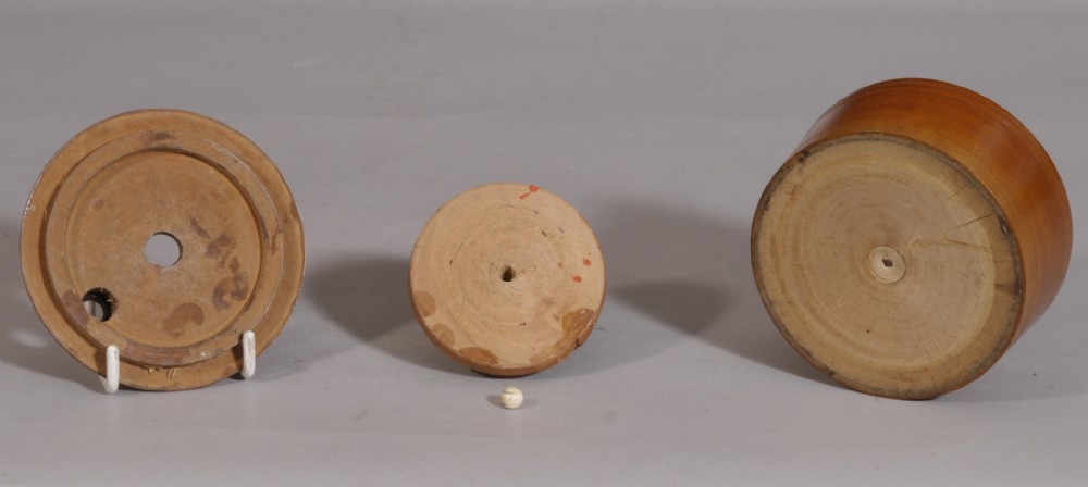Treen Roulette Wheel Antique Treen 19th Century Boxwood Cased Roulette Wheel