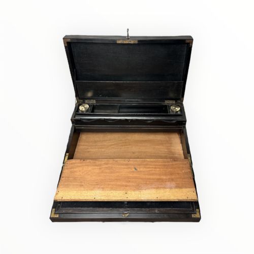 19THCENTURY SRI LANKAN EBONY WRITING SLOPE - ADDITIONAL PHOTO 2