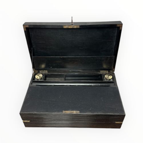 19THCENTURY SRI LANKAN EBONY WRITING SLOPE - ADDITIONAL PHOTO 5
