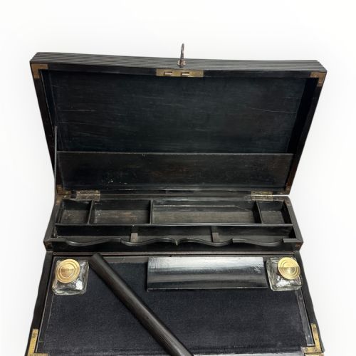 19THCENTURY SRI LANKAN EBONY WRITING SLOPE - ADDITIONAL PHOTO 6