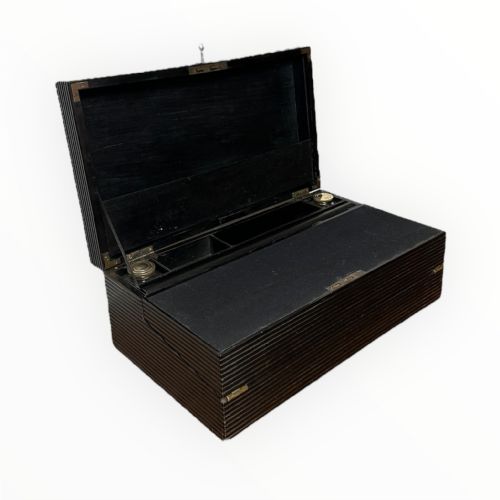 19THCENTURY SRI LANKAN EBONY WRITING SLOPE - ADDITIONAL PHOTO 7