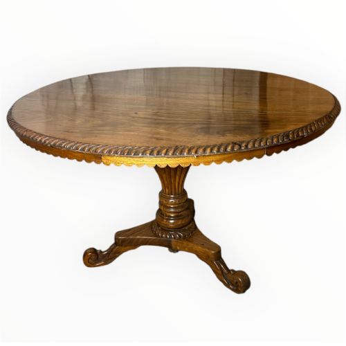 19THCENTURY CEYLONESE SATINWOOD CENTRE TABLE - ADDITIONAL PHOTO 1