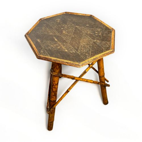 19TH CENTURY FAR EASTERN BAMBOO SIDE TABLE - ADDITIONAL PHOTO 3