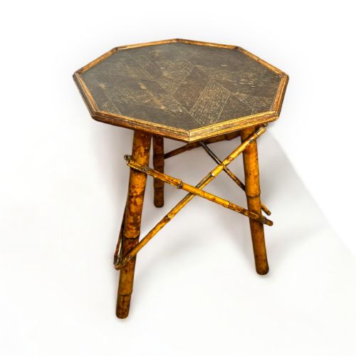 19TH CENTURY FAR EASTERN BAMBOO SIDE TABLE - ADDITIONAL PHOTO 1