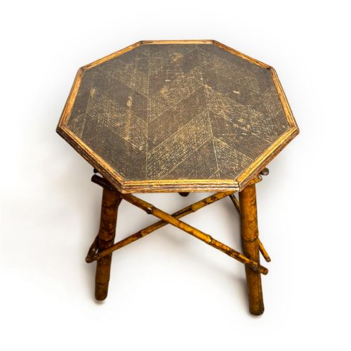 19TH CENTURY FAR EASTERN BAMBOO SIDE TABLE - ADDITIONAL PHOTO 2