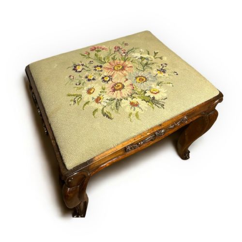 19THCENTURY CARVED ROSEWOOD STOOL - ADDITIONAL PHOTO 2