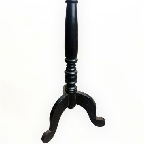 19THCENTURY SOLID EBONY OCTAGONAL SIDE TABLE - ADDITIONAL PHOTO 1