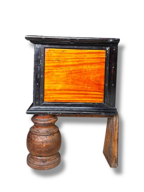 19THCENTURY CEYLONESE SATINWOOD EBONY COFFER - ADDITIONAL PHOTO 1