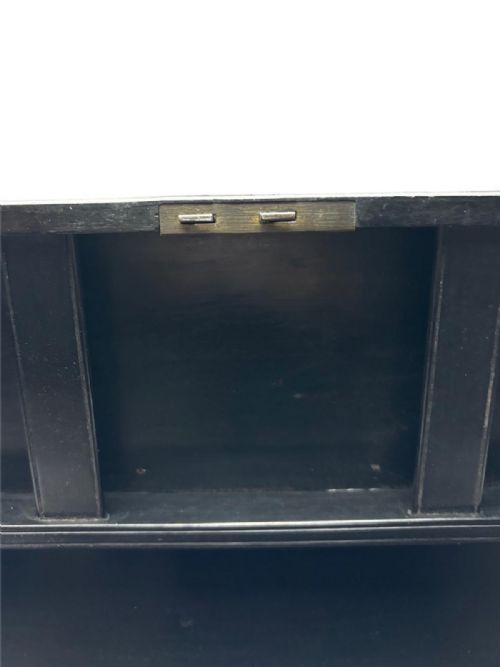 19THCENTURY ANGLOINDIAN EBONY WRITING SLOPE WITH REEDED DECORATION - ADDITIONAL PHOTO 9