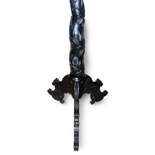 19THCENTRURY ANGLOINDIAN EBONY JARDINIRE WITH TRIPOD BASE - ADDITIONAL PHOTO 3