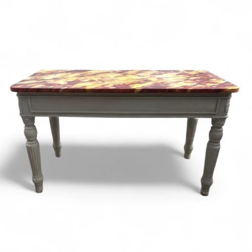 PAIR OF VICTORIAN PAINTED TABLES - ADDITIONAL PHOTO 1