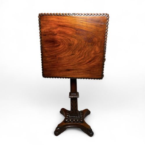 19THCENTURY PADOUK TILTTOP SIDE TABLE - ADDITIONAL PHOTO 1
