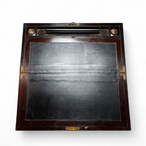 19THCENTURY SATINWOOD EBONY WRITING SLOPE - ADDITIONAL PHOTO 4