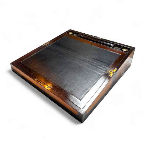 19THCENTURY SATINWOOD EBONY WRITING SLOPE - ADDITIONAL PHOTO 6