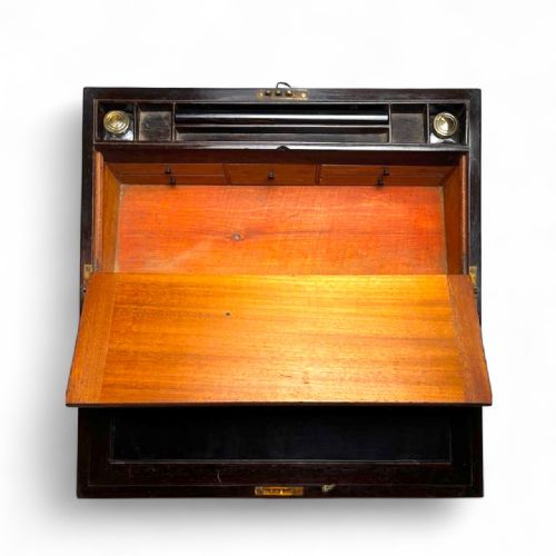 19THCENTURY SATINWOOD EBONY WRITING SLOPE - ADDITIONAL PHOTO 7