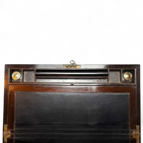 19THCENTURY SATINWOOD EBONY WRITING SLOPE - ADDITIONAL PHOTO 8