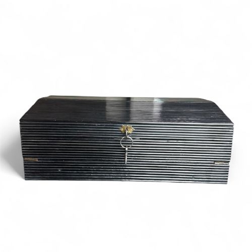19THCENTURY ANGLOINDIAN EBONY WRITING SLOPE WITH IVORY INLAY - ADDITIONAL PHOTO 2