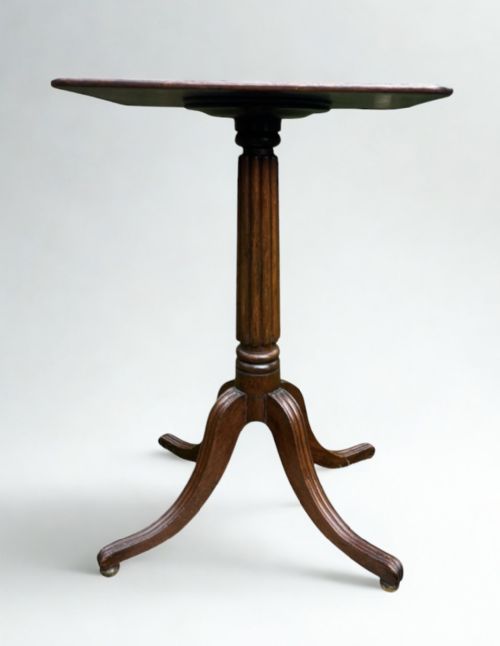 WILLIAM IV MAHOGANY TRAYTOP SIDE TABLE C1830 - ADDITIONAL PHOTO 1