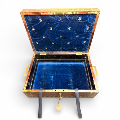 ANTIQUE 19TH CENTURY CHINESE ROSEWOOD HUANGHUALI WRITING BOX - ADDITIONAL PHOTO 11