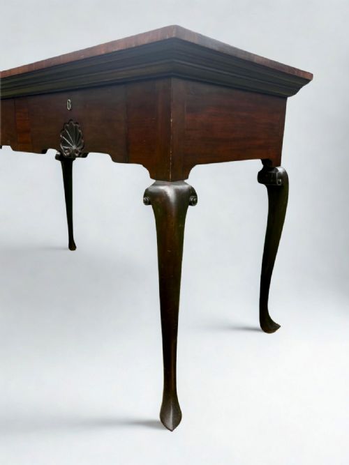 19THC MAHOGANY SIDE TABLE SERVING TABLE - ADDITIONAL PHOTO 4