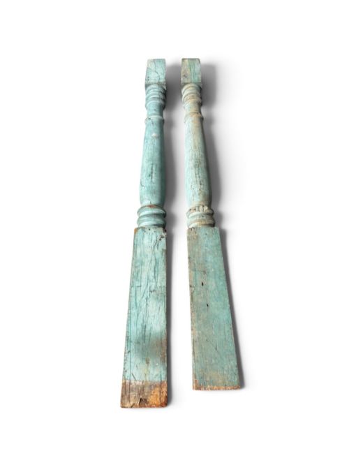 Pair of 19th Century Hardwood Columns | Pillars