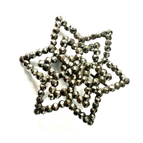 Antique Georgian Cut Steel Star Brooch