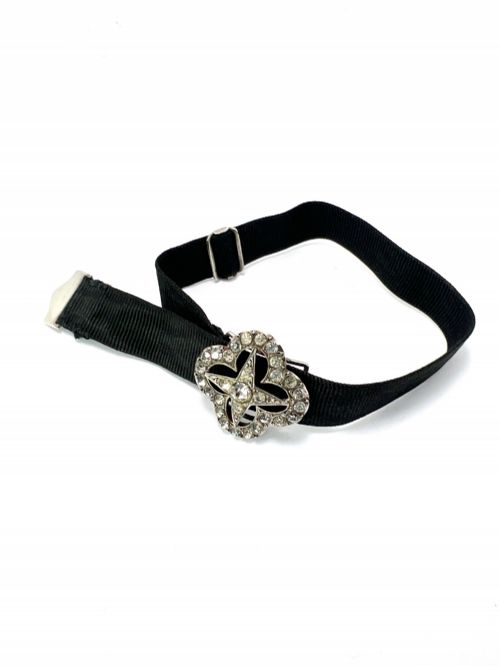 ANTIQUE SILVER PASTE STAR RIBBON SLIDER BRACELET - ADDITIONAL PHOTO 2