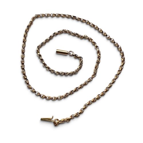 Edwardian 9ct Gold Chain Necklace