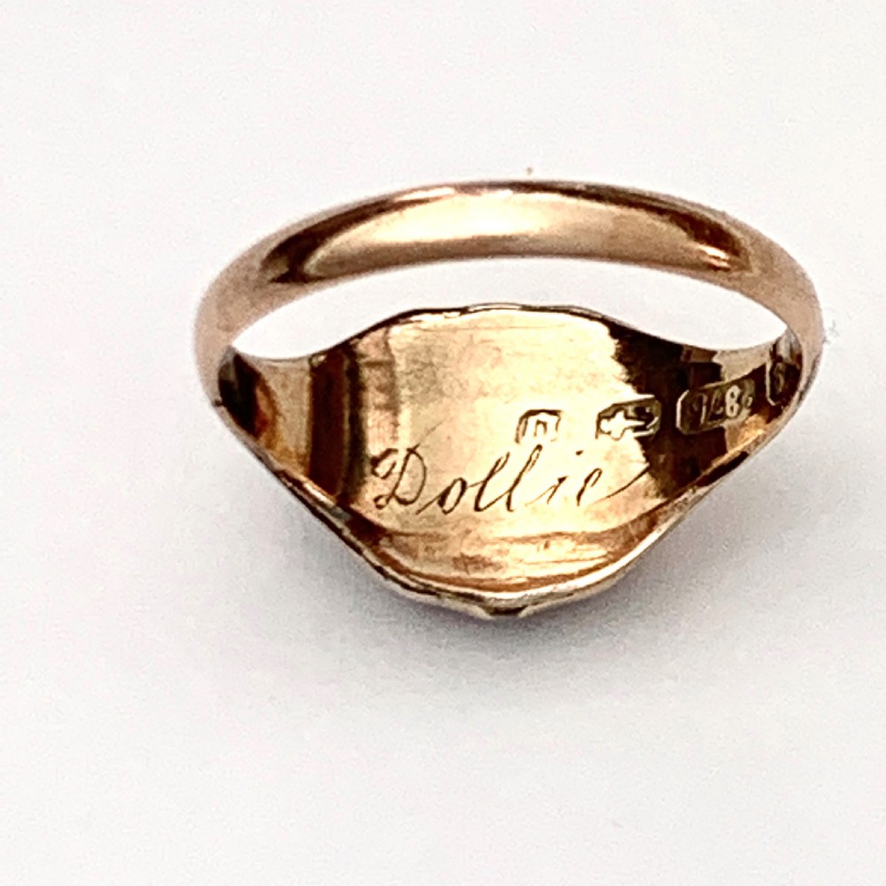 1888 Antique Victorian 9CT Rose Gold 