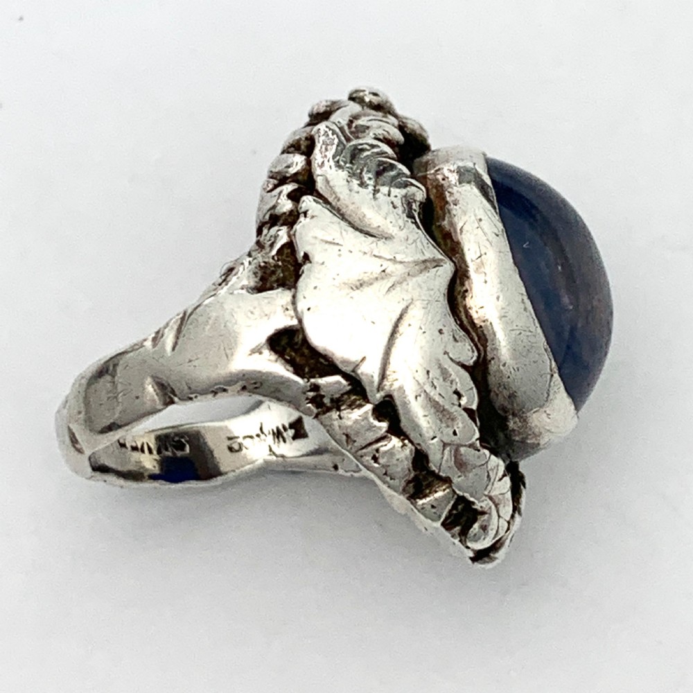 Edwardian Arts and Crafts Silver Quartz 